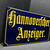 Hannoverscher Anzeiger - Emailschild - Zeitung Hannover - 50 x 30 cm - D um 1960