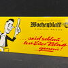 Landwirtschaftliches Wochenblatt Kurhessen Waldeck / Treckfahrer im Anzug (Kleines Blechschikd im Comicstil)