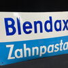 Blendax Zahnpasta (Gewölbtes Emailleschild um 1950)