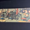 Berger & Wirth Druckerei Leipzig / Serie von fünf Plakaten mit humorvollen Szenen aus Farbenfabrik und Druckerei (Um 1911)