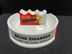 Bruns Zigarren Porzellanaschenbecher