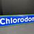 Chlorodont Emailleschild aus der Zeit um 1930 (Ca. 98 x 23 cm)