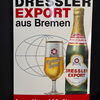 Dressler Brauerei Bremen - Dressler Export (Emailleschild der 1950er Jahre)