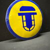 Hinweisschild „Beleuchtung“ - Industriedesign (Um 1930/1950)