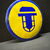 Hinweisschild „Beleuchtung“ - Industriedesign (Um 1930/1950)