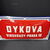 Dykova - Vinohrady Praha 10 (Stark gewölbtes  großes tschechisches Emaille- Straßenschild)