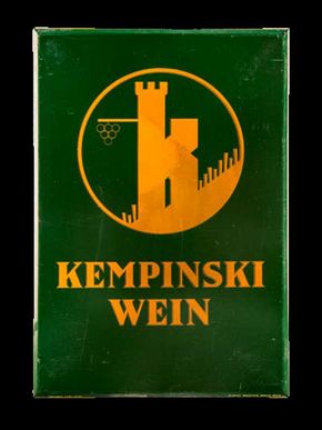 Kempinski Wein um 1930