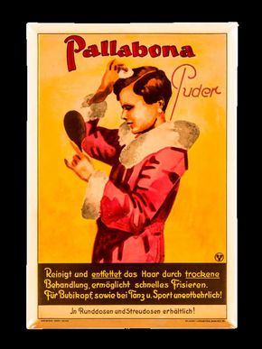 Pallabona Puder – Haarpuder um 1930