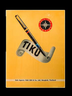 Red Ring Stifte – Tiku, um 1955