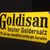 Goldisan - bester Goldersatz - Sehr frühes Emailleschild um 1905/1910 zum Thema Zahnarzt