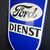 Ford Dienst XXL Emailschild 100 x 60 cm um 1950