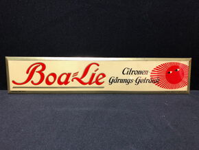 Boa Lie - Citronen Gärungs-Getränk (50er Jahre) A135