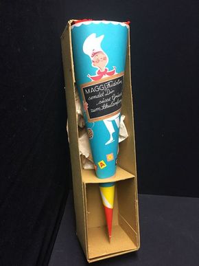 Maggi Schultüte im Originalkarton (50er Jahre)