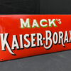 Kaiser-Borax - Mack's (Emailleschild um 1930)