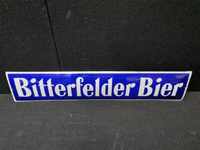 Bitterfelder Bier (Emailschild um 1950)