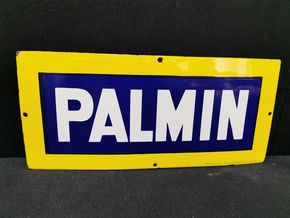 Palmin Emailleschild mit plakativer Blockschrift (Um 1920)