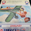 Esso Originalkalender aus dem Jahr 1938 (USA)