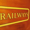 Britisch Railways (XL Holzwerbeschild) - Eisenbahnunternehmen, das von 1949 bis 1964 unter diesem Namen firmierte