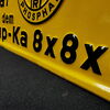 Superphosphat - Am Sup 9x9 - Am Sup Ka 8x8x8 (Blechschild um 1930)
