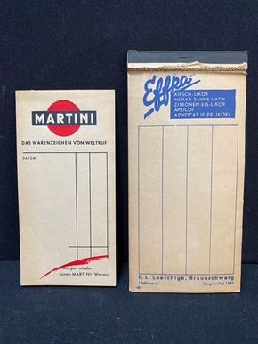 Martini & Effka Quittungsblöcke (Um 1950)
