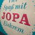 Viel Spass mit Jopa Eiskrem - 34 x 34 cm - Blechschild um 1955/60 Eis