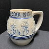 Königsbacher Bock 1913 - Kleiner Keramikkrug im Stil der Kautabaktöpfe