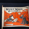 Micky Maus Werbefähnchen (Bollmann Verlag / Zürich) aus den 30er Jahren 