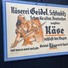 Käserei Seidel in Schkeuditz  / Werbepappe um 1930