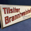 Ostdeutsche Hefewerke Tilsit - Tilsiter Branntweinhefte (Blechschild um 1930) BCM