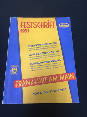 Edeka Festschrift aus dem Jahr 1933