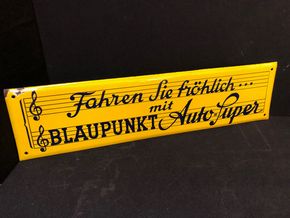 Blaupunkt Autoradio Emailstreifen - Fahren Sie fröhlich mit….. (Um 1955)