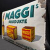 Maggis Produkte Emailschild - Träger Sammlung 49 x 30 cm - D / AT um 1925