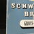 Emailschild Schwanen Bräu Gross Umstadt Hessen 72 x 48 cm um 1950