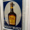 Maggi´s Würze - Unikat - 2 Originale Glasschilder hinter Glas 78 x 30 - D um 1920