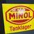 Minol Tanklager / 50er Jahre Emailleschild in Top-Qualität