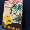 Palmsonne Pflanzenmargarine Blechschild - Homann 36 x 25 cm D - um 1950