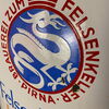 Brauerei zum Felsenkeller Pirna - Sachsen - Emailschild 66 x 40 cm