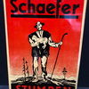 Schaefer Stumpen - Blechschild (50er Jahre) A49