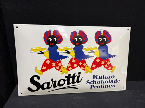 Sarotti Emailschild (REPRODUKTION)