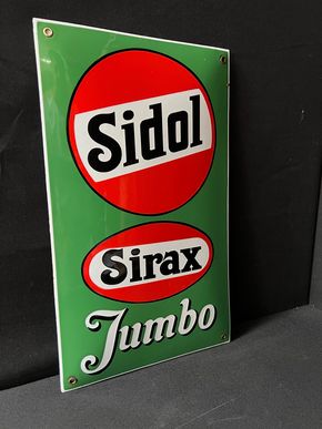 Sidol Sirax Jumbo - (Gewölbtes Emalleschild der 30er Jahre)