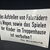 Aufstellen von Fahrrädern… - Hinweisschild der 50er Jahre