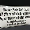 Dapol Hinweiswarnschild mit Jugendstilrahmen (Gewölbt und schwer)