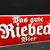 Riebeck Brauerei - Das gute Riebeck Bier (gewölbtes Emailleschild um 1910)