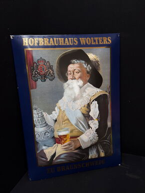 Wolters Brauerei Braunschweig (REPRO-Emailleschild)