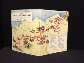 Blendax 30er Jahre Werbebrettspiel