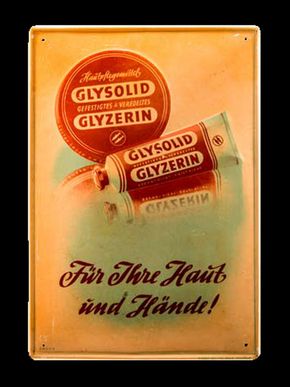 Glysolid Hautpflegemittel, um 1930/1950