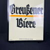 Emailschild Greußener Biere Greussen Thüringen 83 x 38,5 im Emaillerahmen um 1930/40