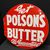 Polson’s Butter & Polson’s Coffee - Emaillierter Ausleger (1930/1950)