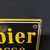 Haller Löwenbräu Flaschenbier über die Strasse (Emailleschild. 50er Jahre)
