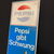 Pepsi gibt Schwung - XXL Thermometer aus Blech - 112 x 20 cm - D um 1960